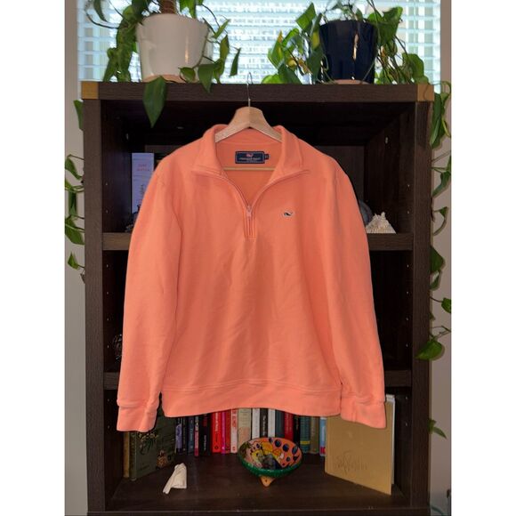 Vineyard Vines Other - Vineyard Vines Men’s Coral Saltwater Quarter Zip Pullover Size Small